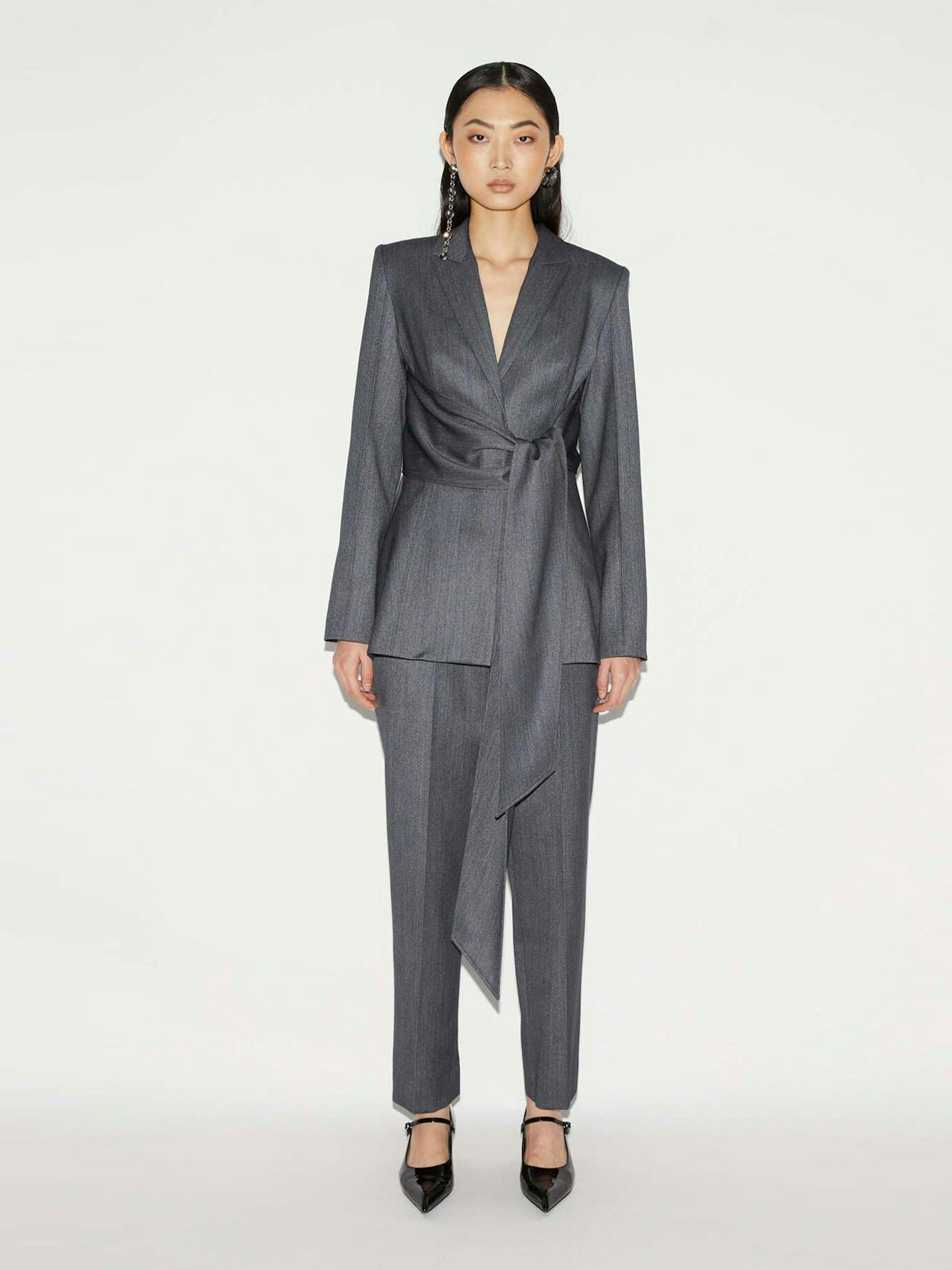 Lucas jacket grey tailoring Coats & Jackets Huishan Zhang    - Collagerie