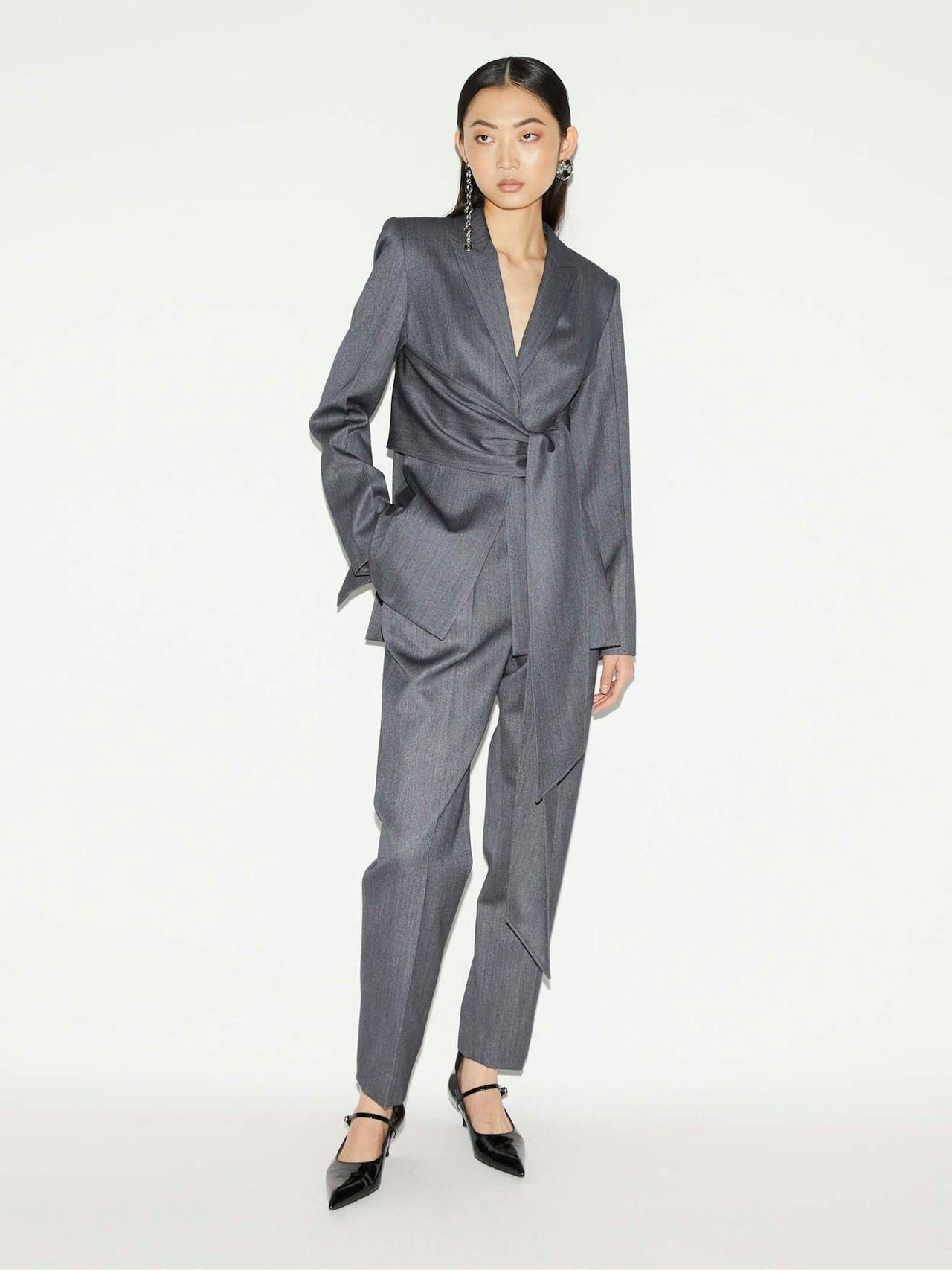 Lucas jacket grey tailoring Coats & Jackets Huishan Zhang    - Collagerie