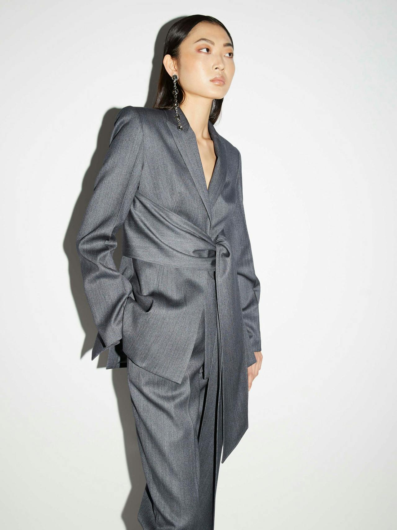 Lucas jacket grey tailoring Coats & Jackets Huishan Zhang    - Collagerie