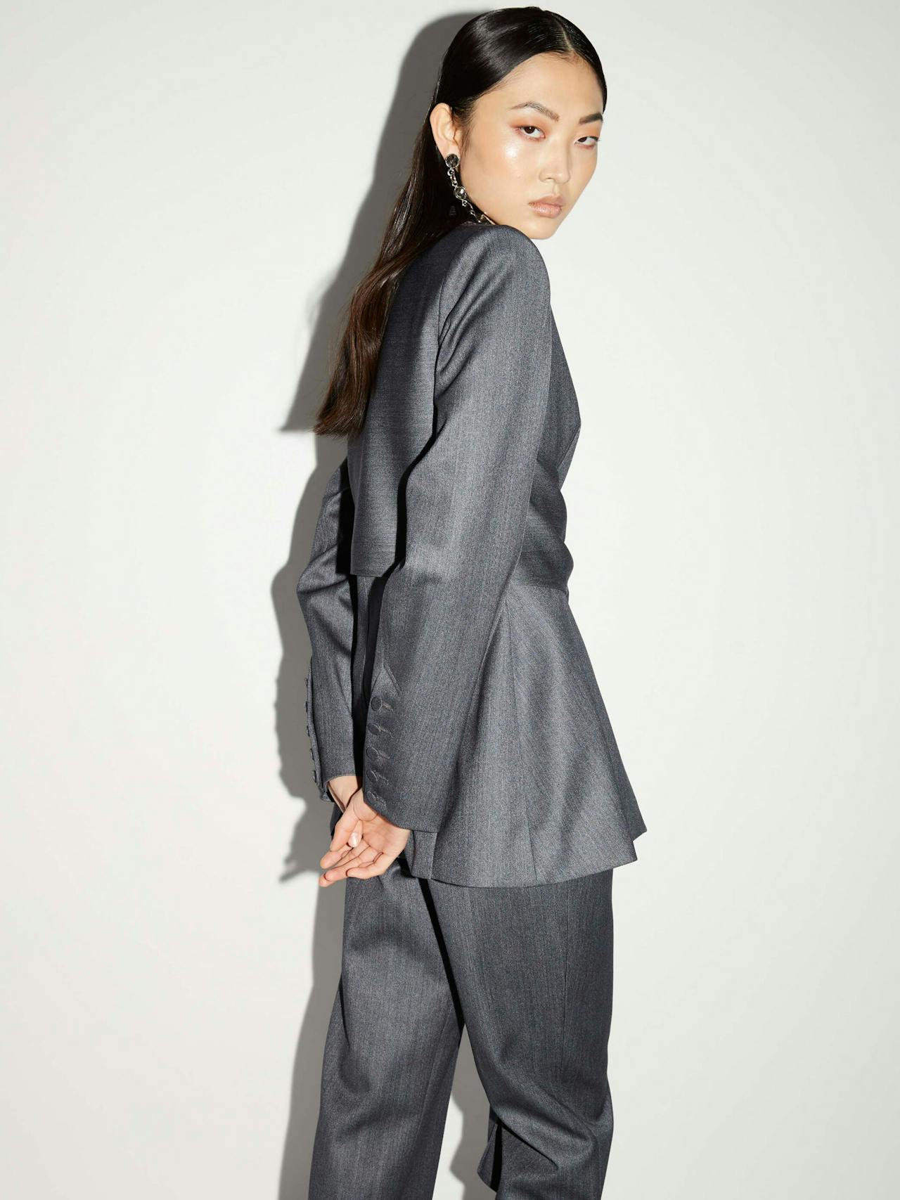 Lucas jacket grey tailoring Coats & Jackets Huishan Zhang    - Collagerie