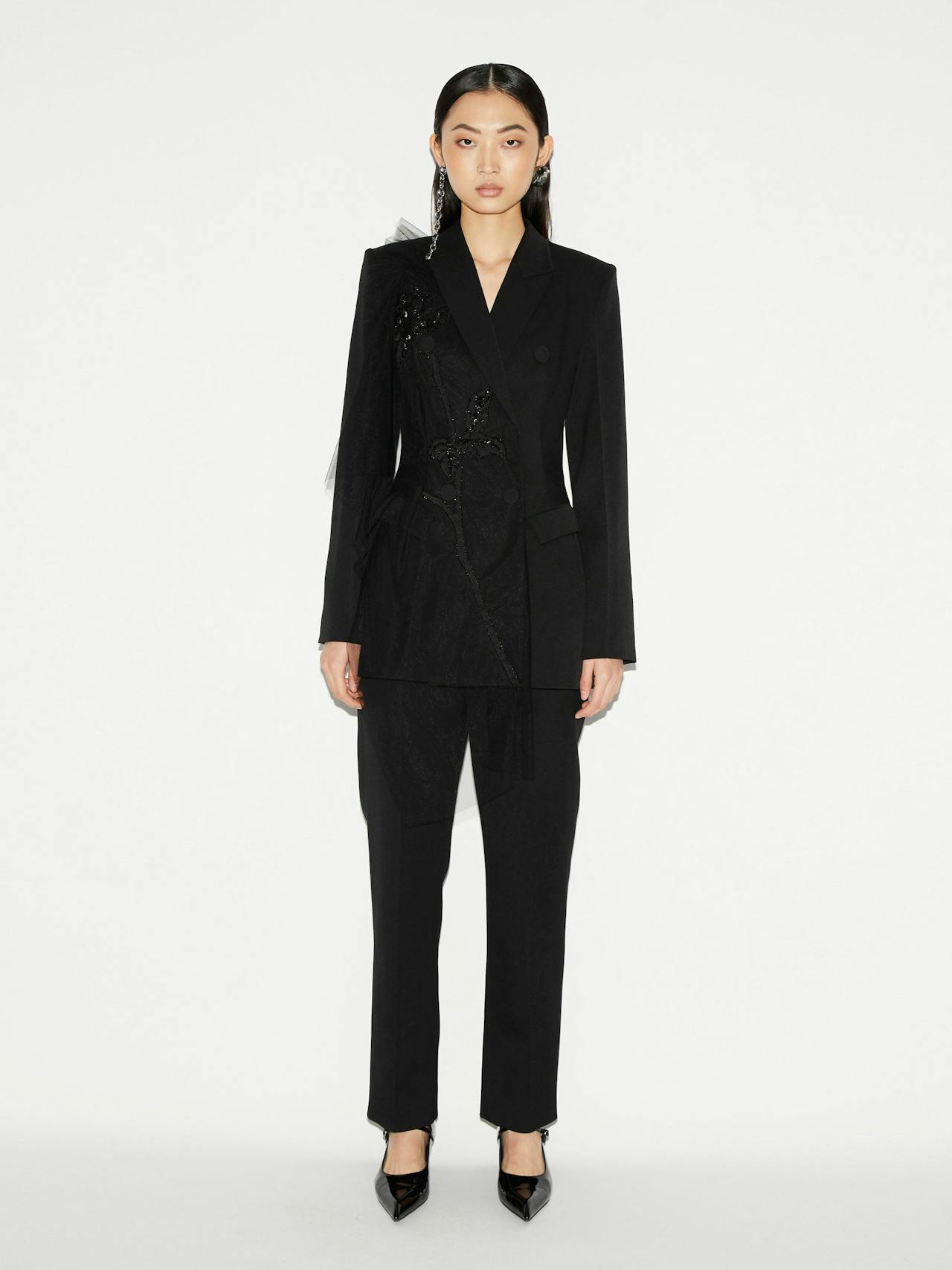 Henry trousers black tailoring Pants Huishan Zhang    - Collagerie