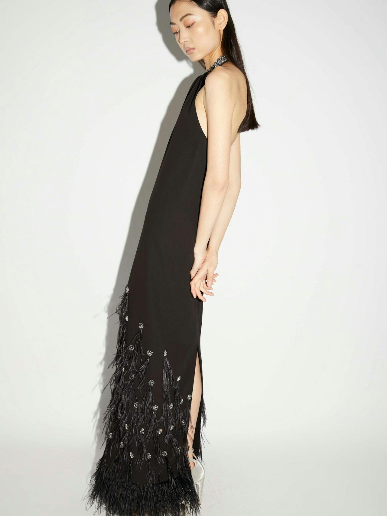 Black sable Vic gown  Huishan Zhang    - Collagerie