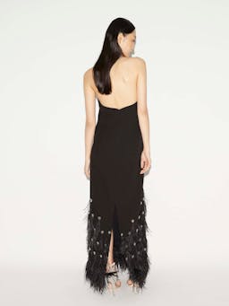 Black sable Vic gown  Huishan Zhang    - Collagerie