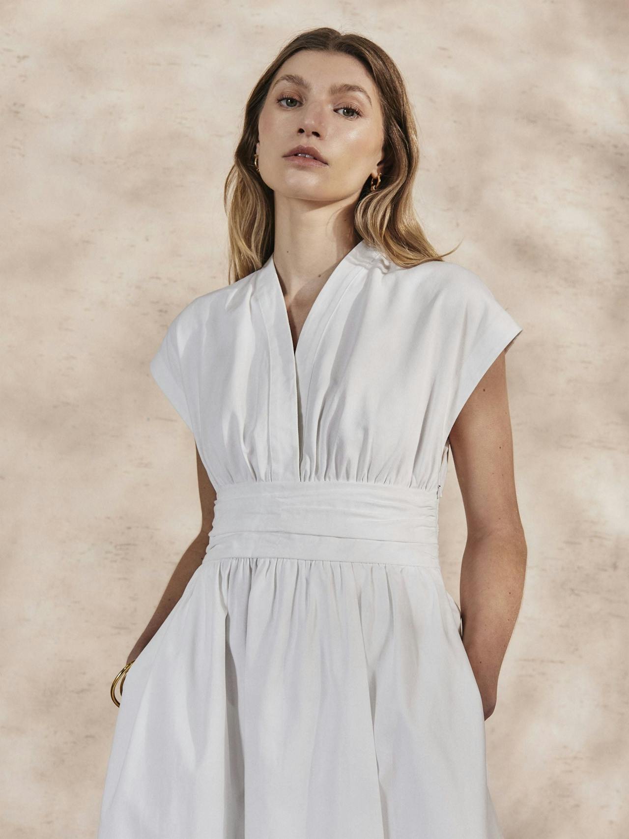 Georgia pearl cotton twill dress Dresses Mondo Corsini    - Collagerie