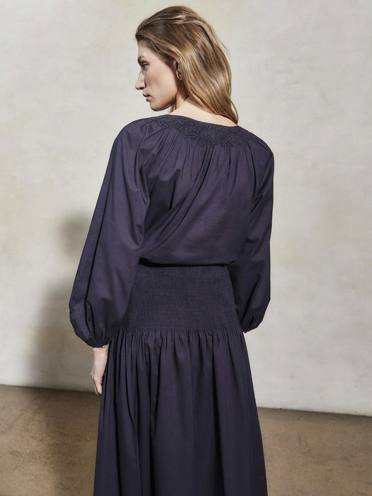 Elizabeth midnight cotton blouse Blouse Mondo Corsini    - Collagerie