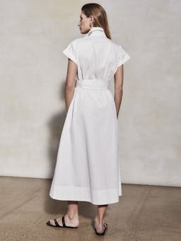 Lucy pearl cotton twill dress Dresses Mondo Corsini    - Collagerie