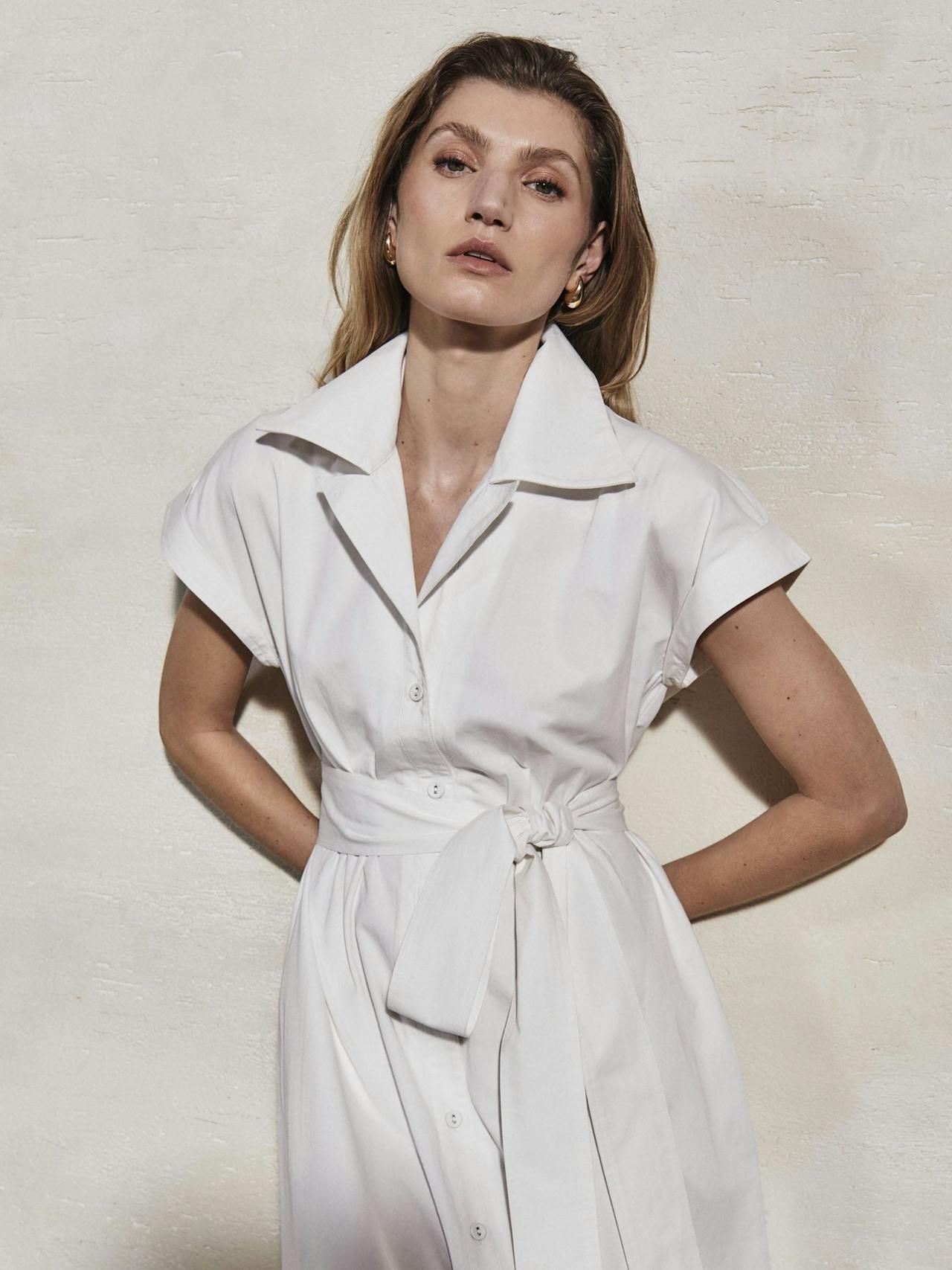 Lucy pearl cotton twill dress Dresses Mondo Corsini    - Collagerie