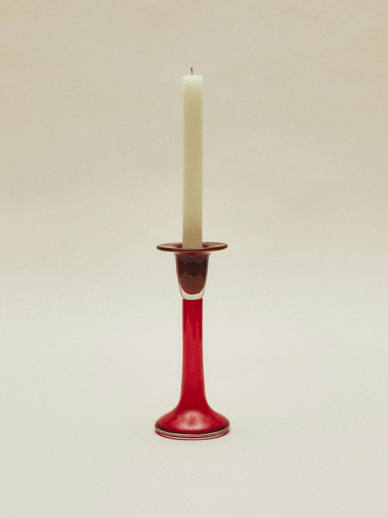 Ombré coloured candlestick