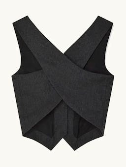 Pinstripe Johnny waistcoat Top Racil    - Collagerie