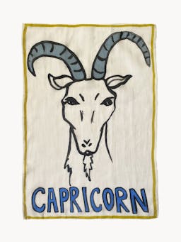 Capricorn tea towel Teatowels Amuse La Bouche    - Collagerie