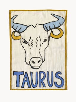 Taurus tea towel Teatowels Amuse La Bouche    - Collagerie