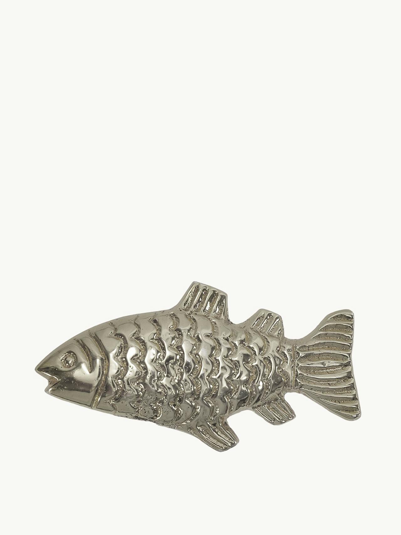 Poisson knob silver