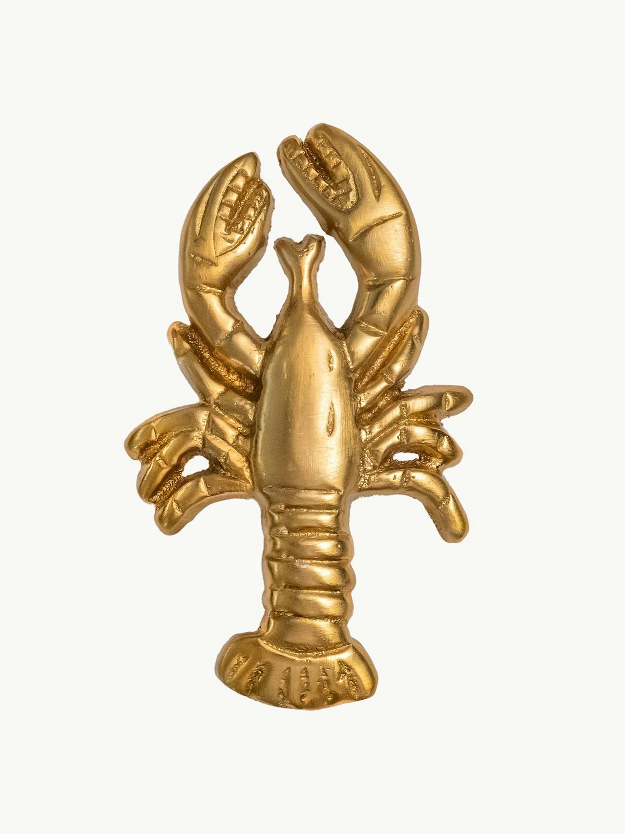 Lobster knob brass Hardware Amuse La Bouche    - Collagerie