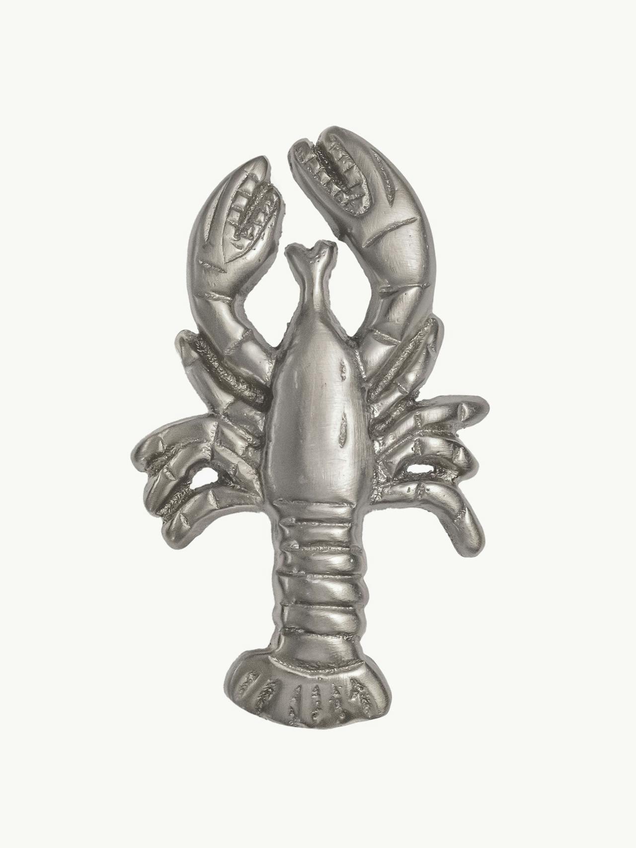 Lobster knob silver