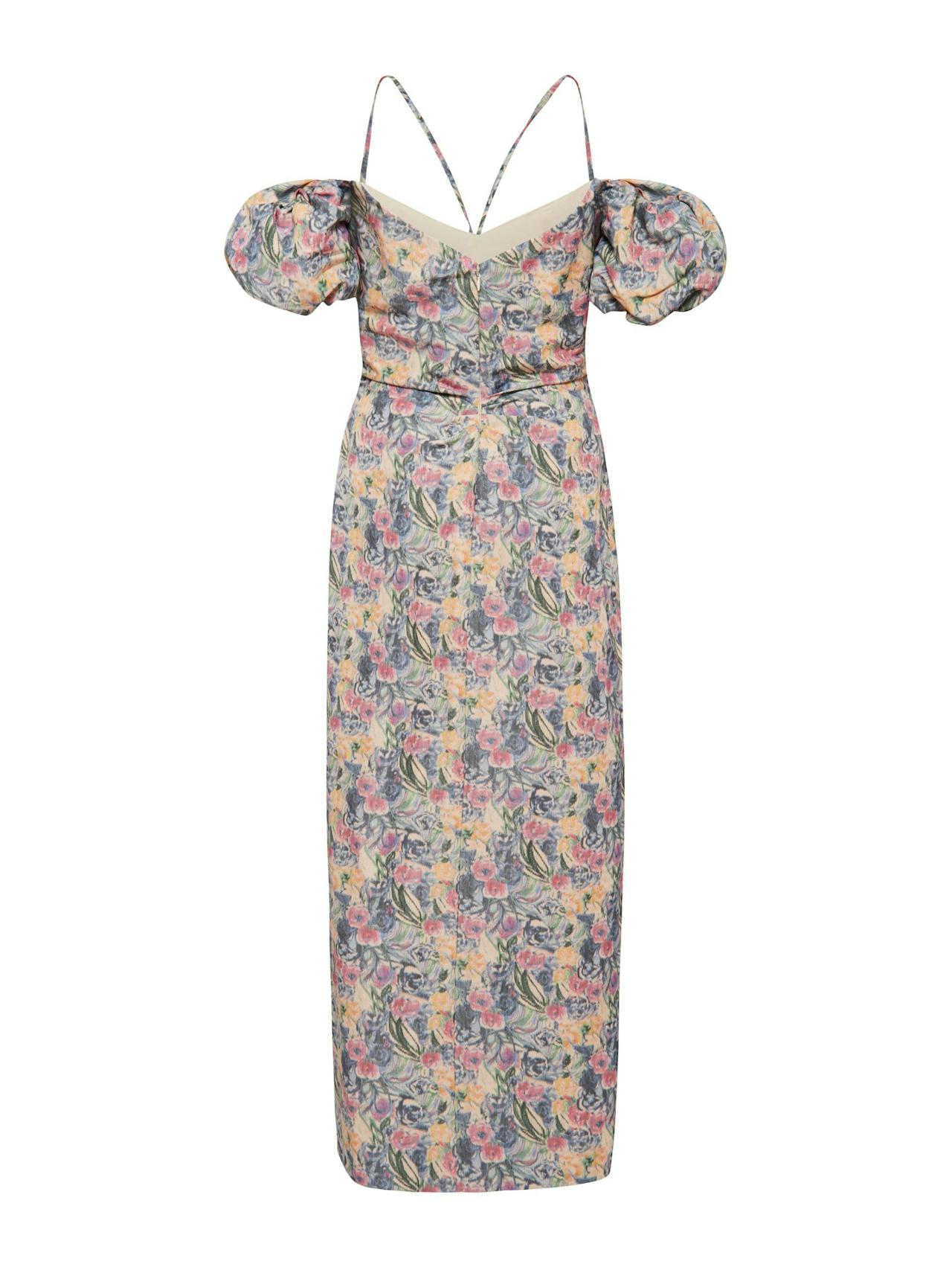 Watercolour floral ruched Palma dress Clothing Markarian    - Collagerie