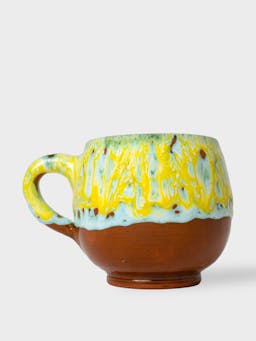 Large lime lava mug  Flukette    - Collagerie