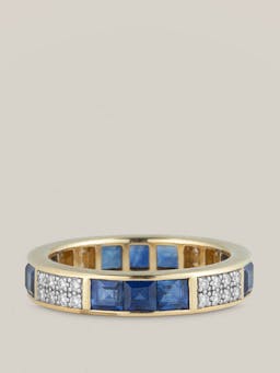 The Lucky One blue sapphire ring RING Lucy Delius    - Collagerie