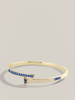 The Lucky One blue sapphire bangle BANGLE Lucy Delius    - Collagerie