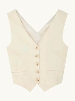 Ivory Johnny waistcoat Top Racil    - Collagerie