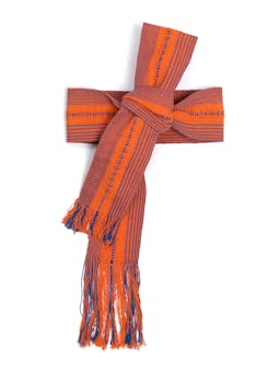 Handwoven orange belt Accesories Pippa Holt    - Collagerie