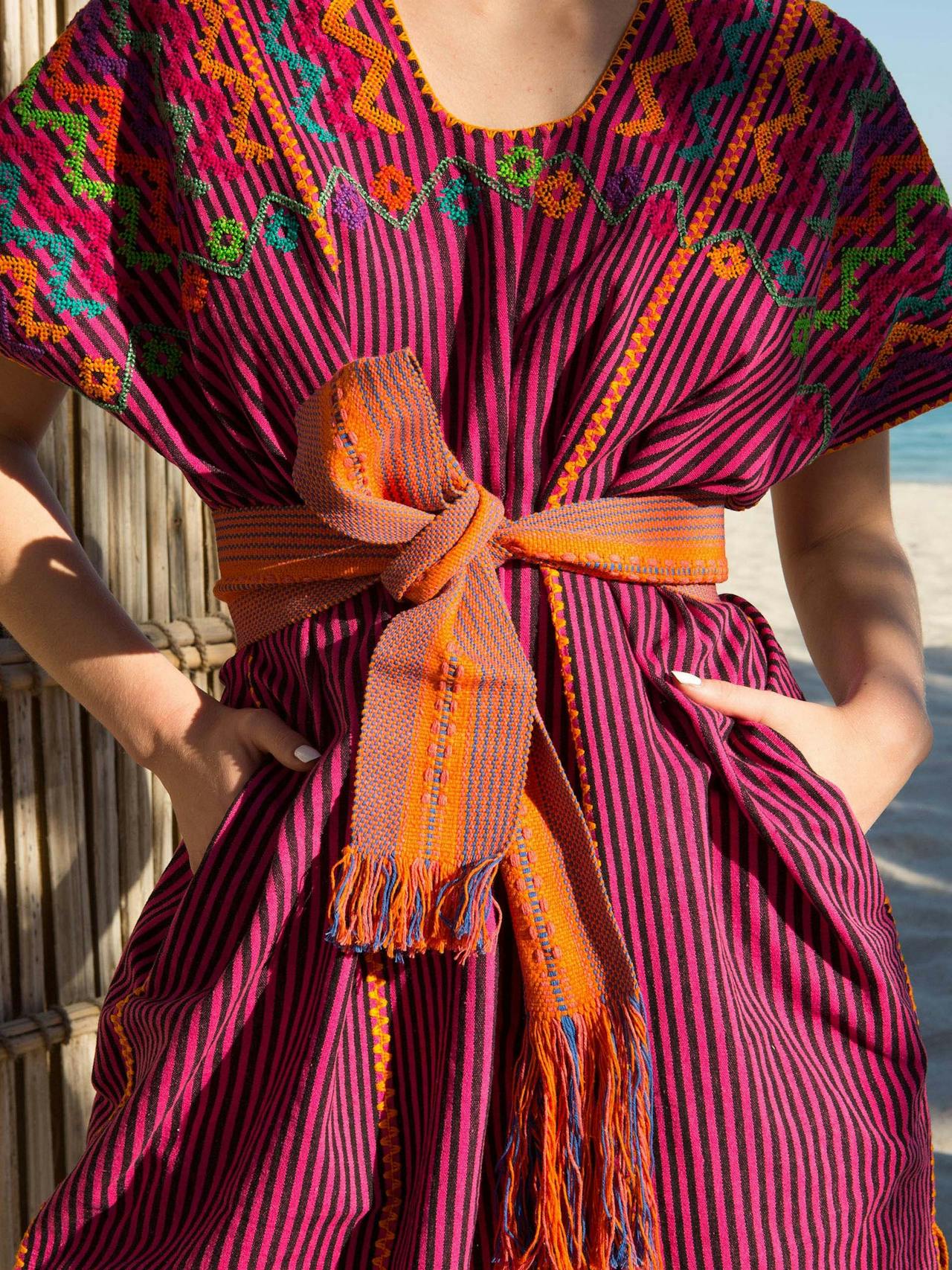 Handwoven orange belt Accesories Pippa Holt    - Collagerie