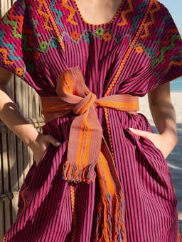 Handwoven orange belt Accesories Pippa Holt    - Collagerie