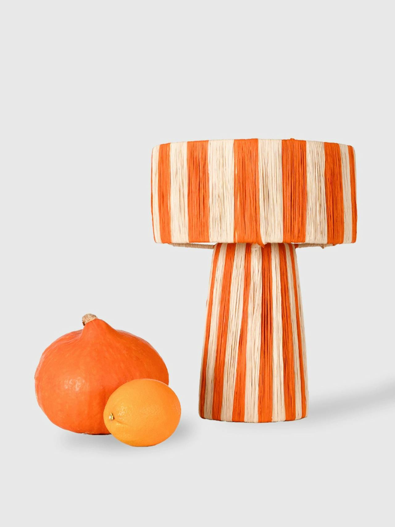 Raffia lamp pumpkin  Flukette    - Collagerie