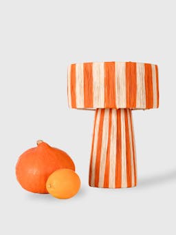 Raffia lamp pumpkin  Flukette    - Collagerie