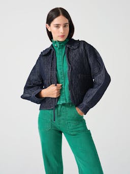 Heidi jacket in indigo rinse 6204329090 Seventy + Mochi    - Collagerie