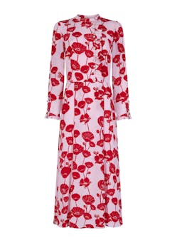 Christina pink poppy dress DRESSES Beulah London    - Collagerie