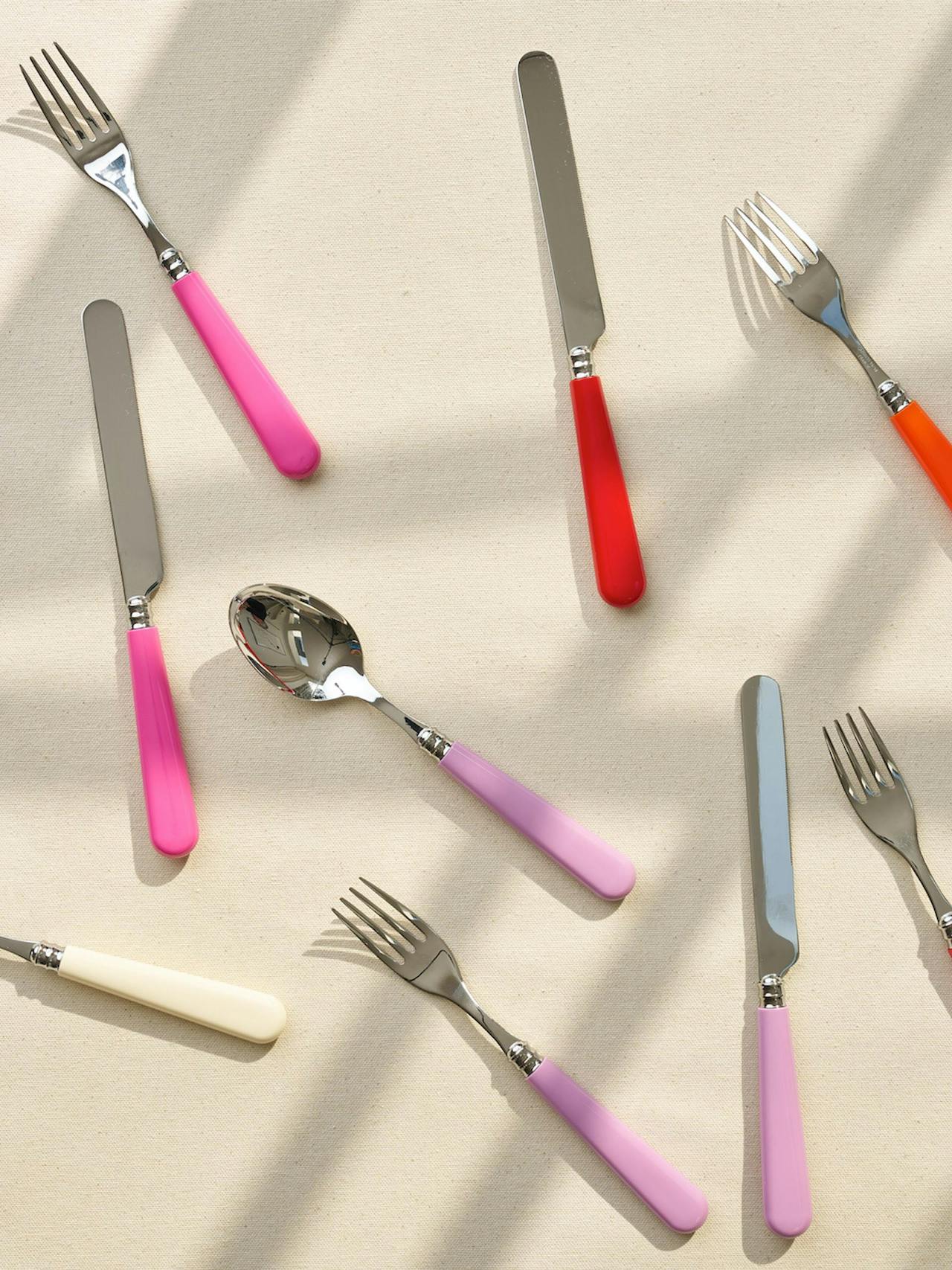 Ivory cutlery in stainless steel  Domenica Marland    - Collagerie