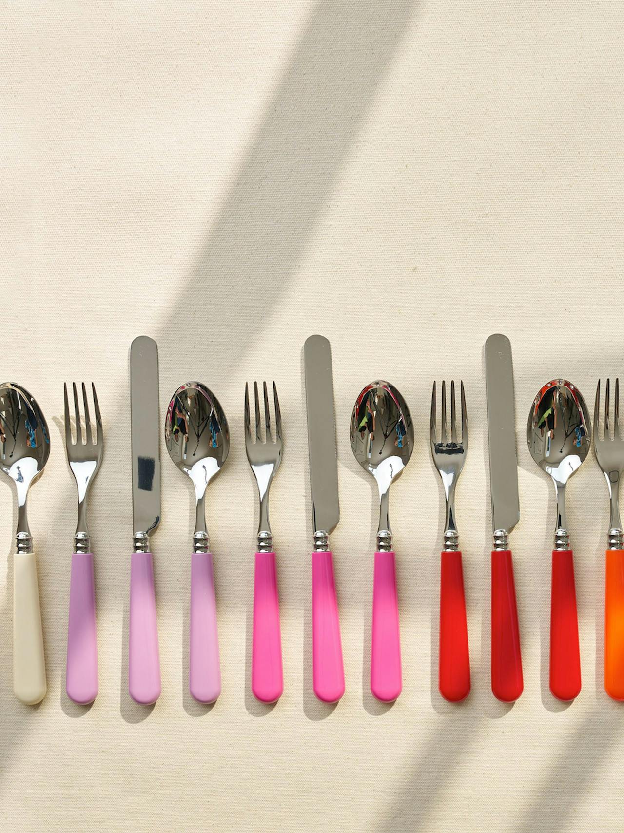 Ivory cutlery in stainless steel  Domenica Marland    - Collagerie