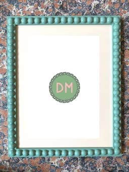 Green bubble frame  Domenica Marland    - Collagerie