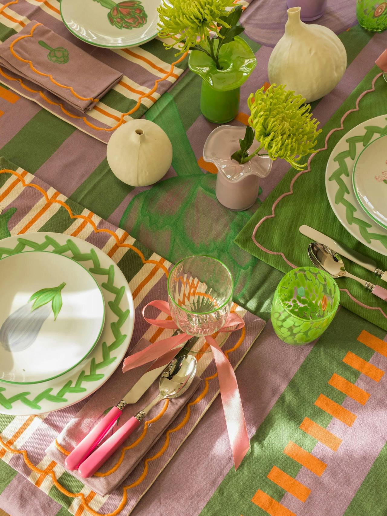 Vegetable tablecloth  Domenica Marland    - Collagerie