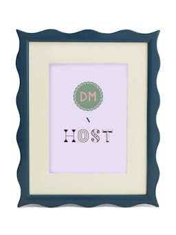 HOST x DM small ripple blue frame  Domenica Marland    - Collagerie