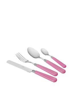 Pink cutlery in stainless steel  Domenica Marland    - Collagerie