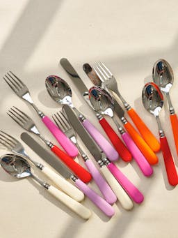 Rose pale cutlery in stainless steel  Domenica Marland    - Collagerie