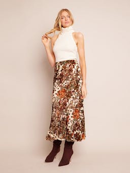 Naomi skirt in Cascade Blush Skirts Cara Cara    - Collagerie