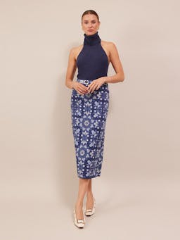 Blue rita tile Clara skirt Skirts Cara Cara    - Collagerie