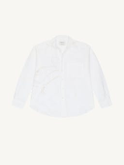 The Weekend: Linen, White shirt x Alexandria Coe Shirts With Nothing Underneath    - Collagerie