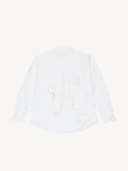 The Weekend: Linen, White shirt x Alexandria Coe Shirts With Nothing Underneath    - Collagerie