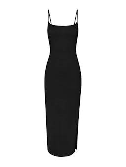 Textured stretch column sliding strap maxi dress Dresses Anemos    - Collagerie