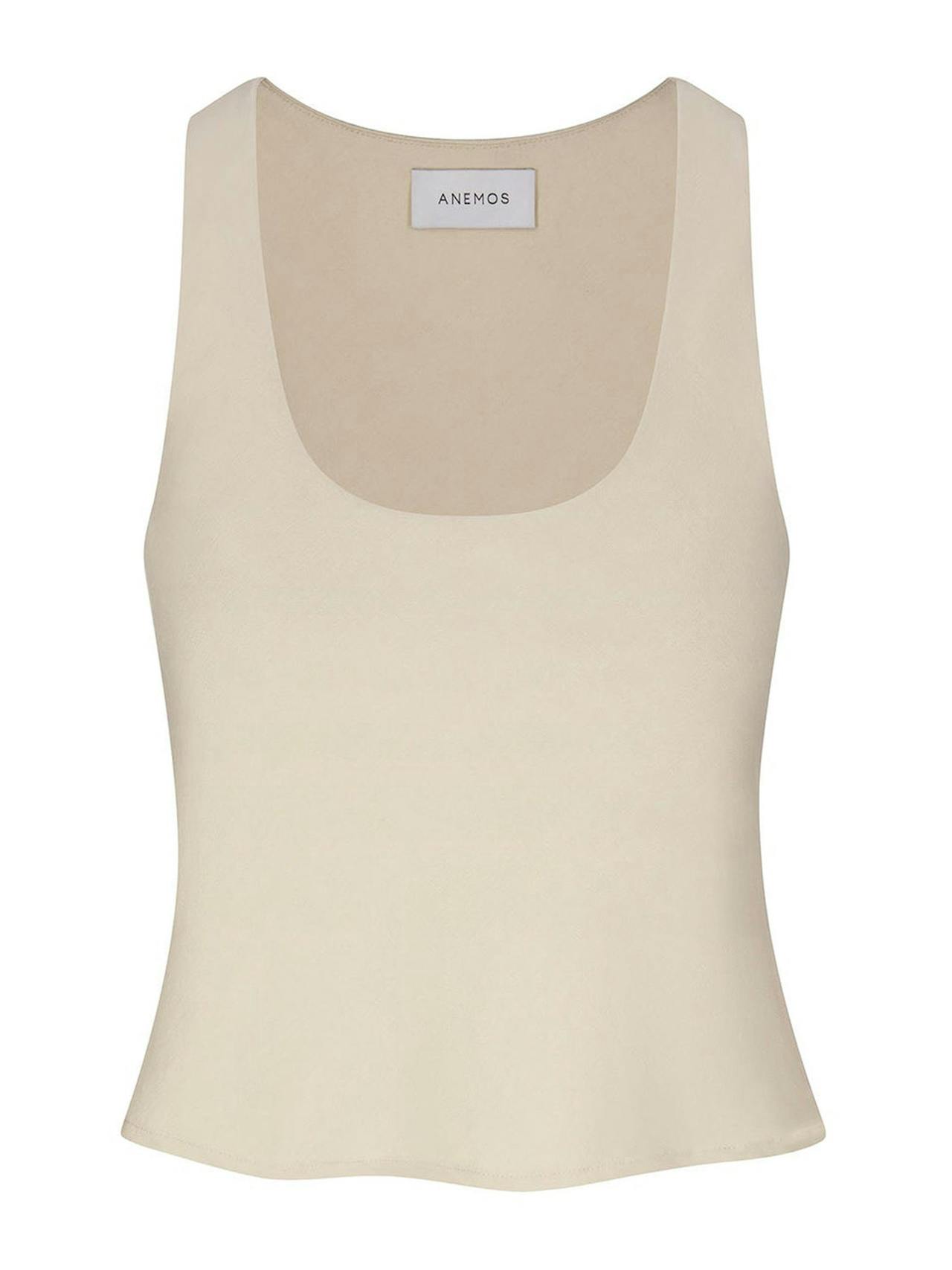 Hume tank top in stretch suiting