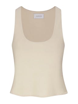 Hume tank top in stretch suiting Shirts & Tops Anemos    - Collagerie