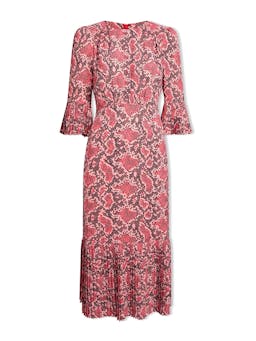 Pink snakeskin print Tibi maxi dress Dress Cefinn    - Collagerie