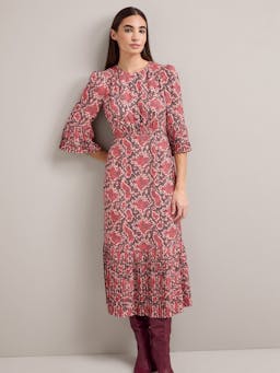 Pink snakeskin print Tibi maxi dress Dress Cefinn    - Collagerie