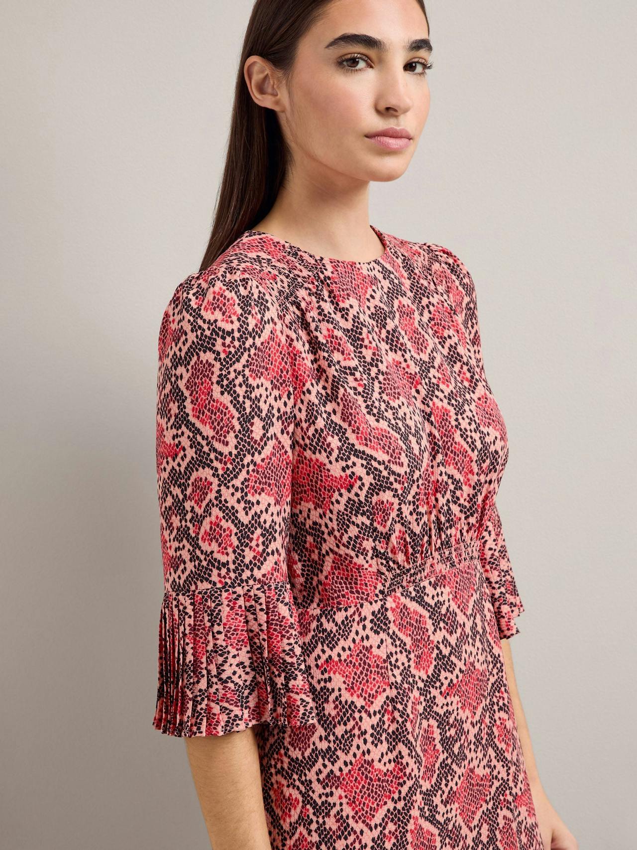 Pink snakeskin print Tibi maxi dress Dress Cefinn    - Collagerie