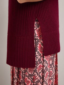 Pink snakeskin print Sienna maxi skirt Skirt Cefinn    - Collagerie