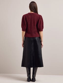 Burgundy Jolie alpaca jumper Knit Cefinn    - Collagerie