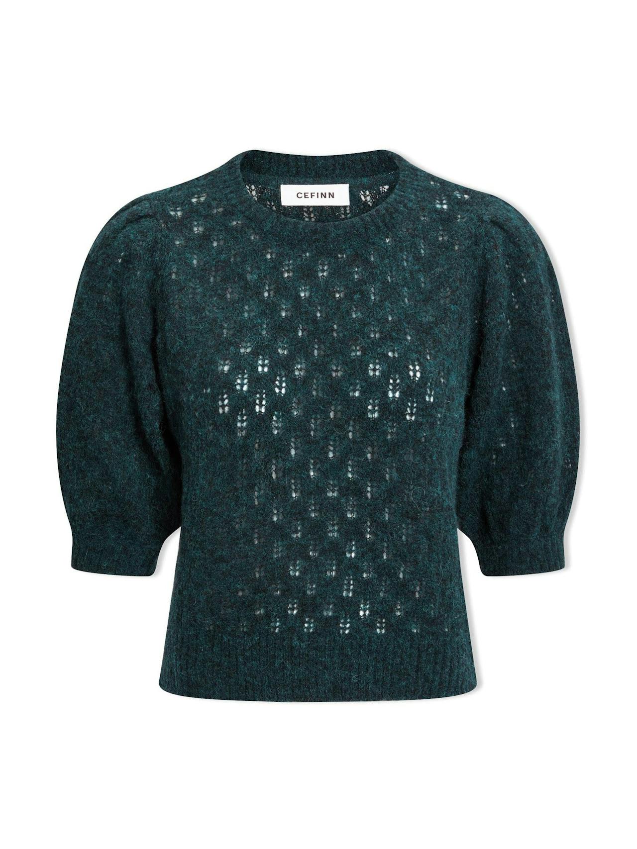 Dark green Jolie alpaca jumper